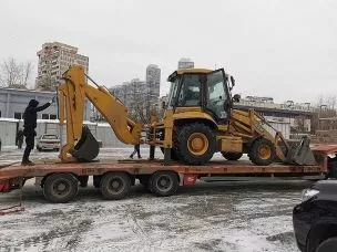 Отгрузка экскватора 45-90, 28.02.23 клиенту в МСК